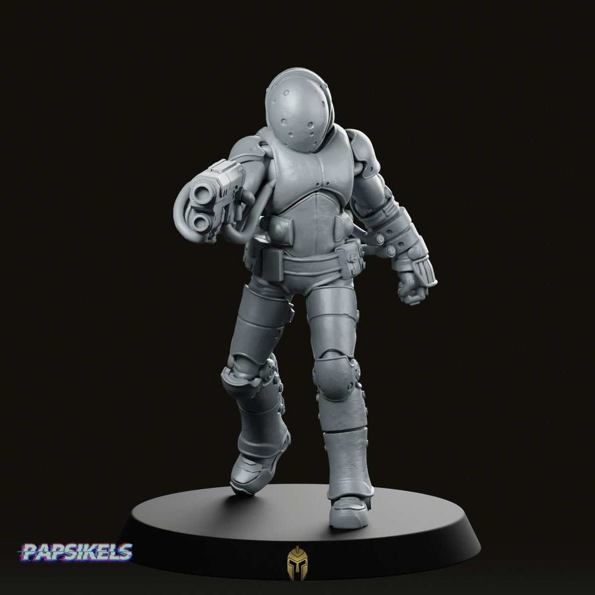 Technomad Scavenger E Miniature -Papsikels Miniatures - We Print Miniatures