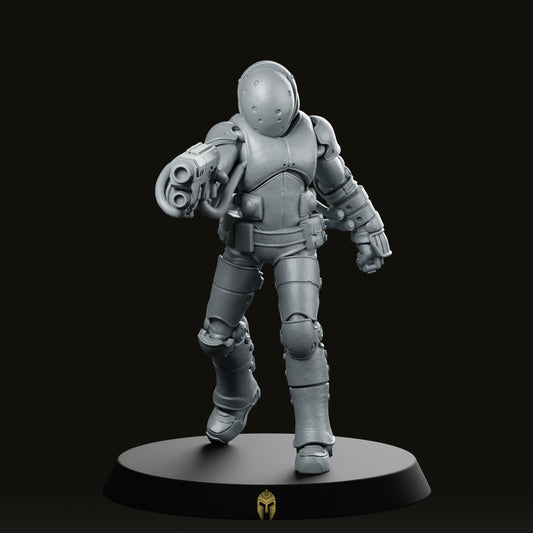 Technomad Scavenger E Miniature -Papsikels Miniatures - We Print Miniatures