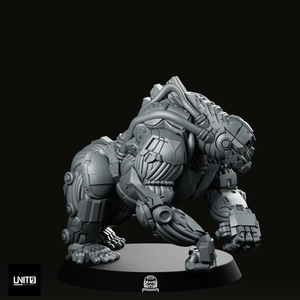 TekKnuck Pose 1 Miniature - Unit9 - We Print Miniatures