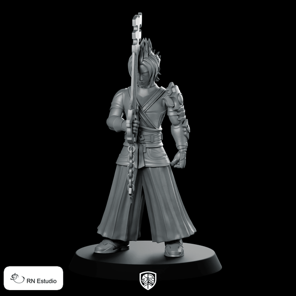 Terra KH Miniature Sci - Fi Swordsman Hero Operative - RN Estudio - We Print Miniatures