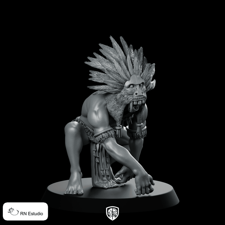 Thabiso Dlamini Miniatura Indiano Guerriero Tracciatore Copricapo