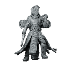 The Feared Outlaw Miniature Gunslinger Wanderer Miniature 360 Spin 01