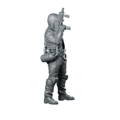 The Looter v1 Miniature Cyberpunk Stealth Operative - Unit9 - We Print Miniatures