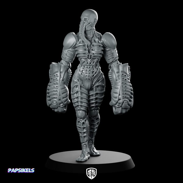 The Omegas Yurneyan Golem Exofists Miniature Alien Brawler