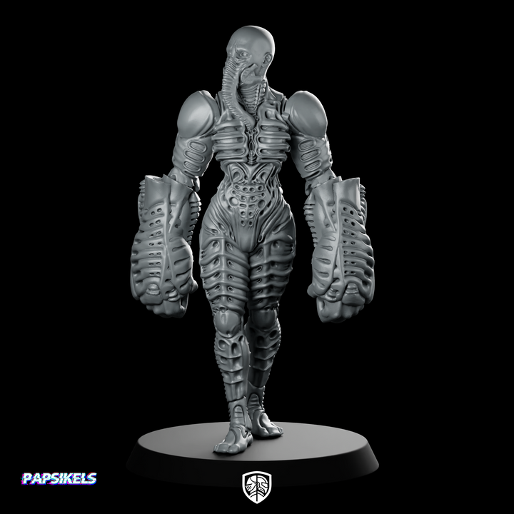 The Omegas Yurneyan Golem Exofists Miniature Alien Brawler