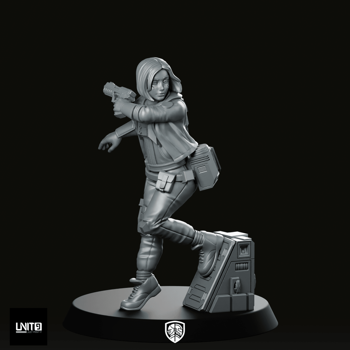 The Signal Runner v1 Miniature - Unit9 - We Print Miniatures