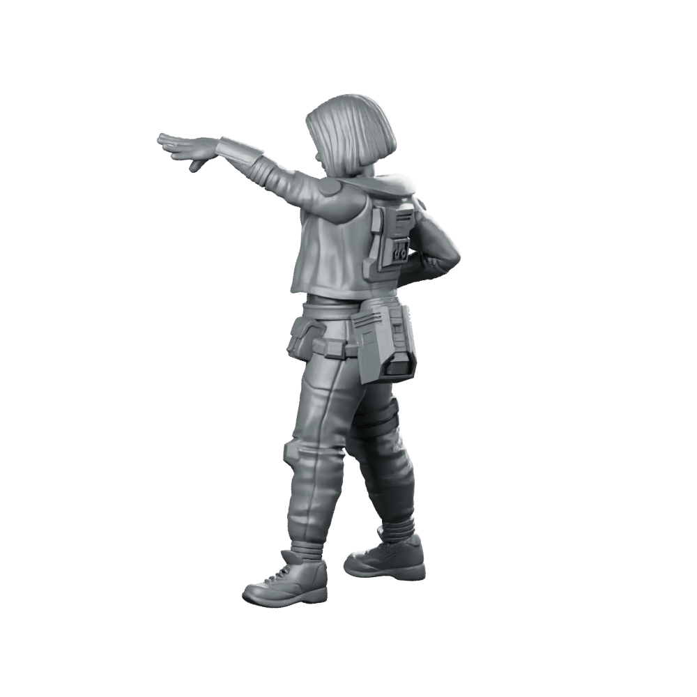 The Signal Runner v21 Miniature Cyberpunk Operative - Unit9 - We Print Miniatures