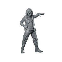 The Signal Runner v21 Miniature Cyberpunk Operative - Unit9 - We Print Miniatures