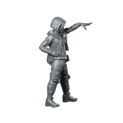 The Signal Runner v21 Miniature Cyberpunk Operative - Unit9 - We Print Miniatures