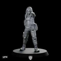 The Signal Runner v2 Miniature Sci - Fi Cyberpunk Operative - Unit9 - We Print Miniatures