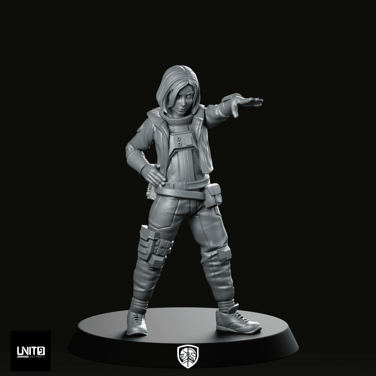 The Signal Runner v2 Miniature - Unit9 - We Print Miniatures