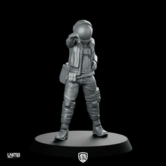 The Signal Runner v21 Miniature Cyberpunk Operative - Unit9 - We Print Miniatures
