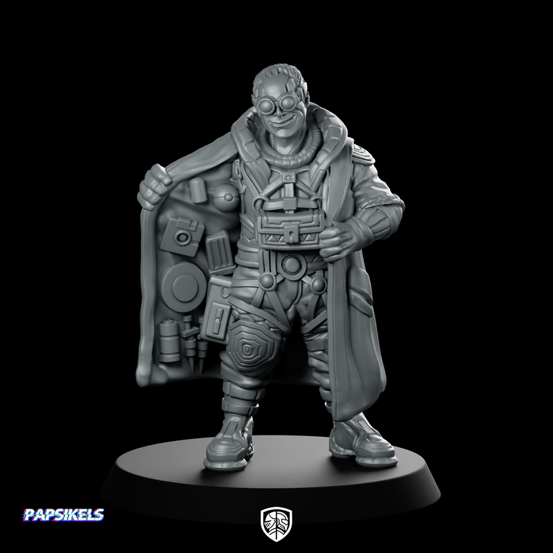 The Smuggler Cyberpunk Miniature Rogue Trader Contraband