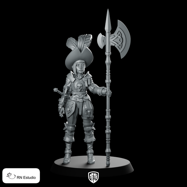 Thomasina Miniature Halberdier Duelist