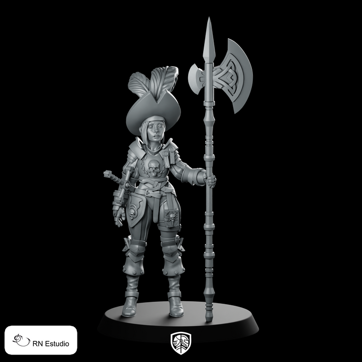 Thomasina Miniature Halberdier Duelist