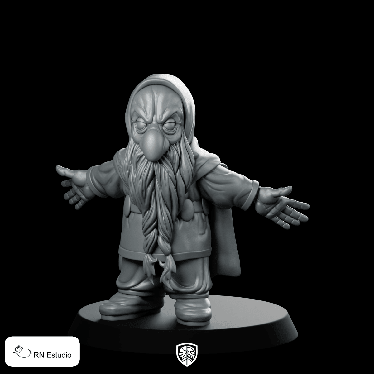 Thorin LOTR Miniature Dwarf Hero Wizard Resin - RN Estudio - We Print Miniatures