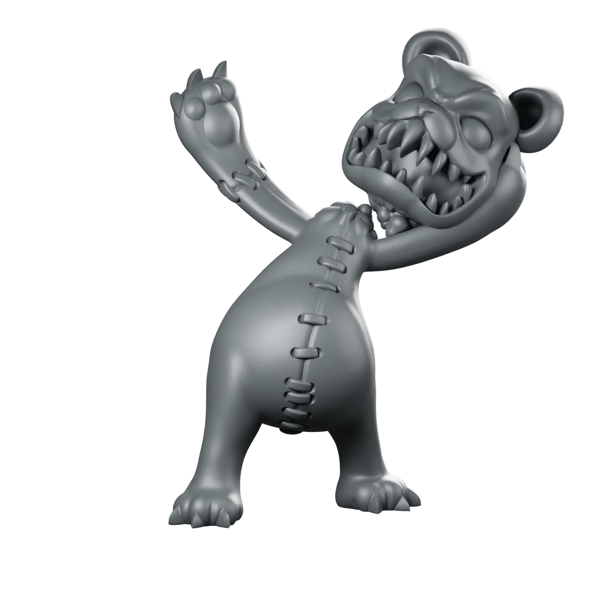 Thrower2 Miniature Evil Teddy Bear Cursed Miniature 360 Spin 01