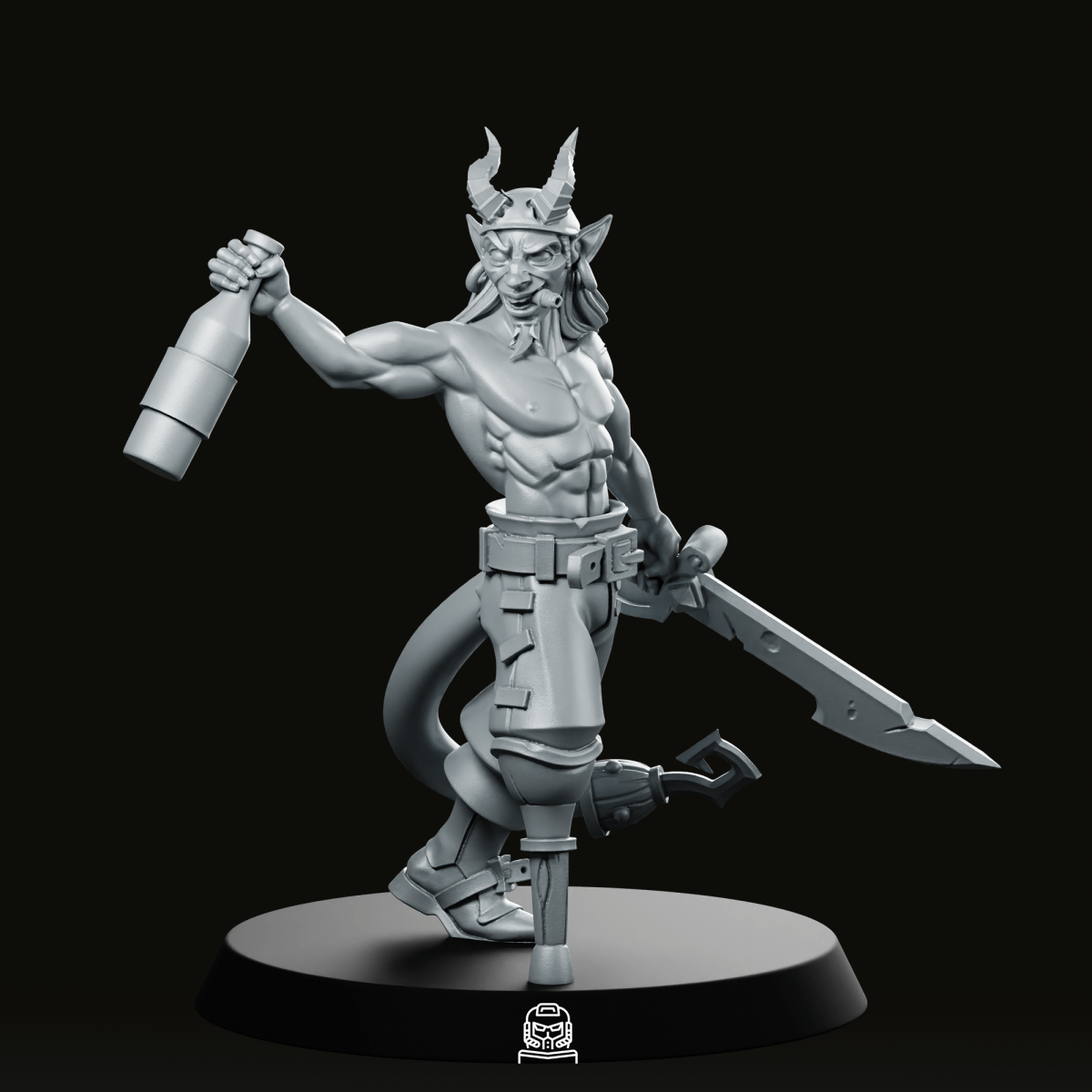 Tiefling Sailor Miniature - CastNPlay - We Print Miniatures