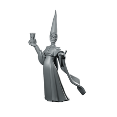 Time Vampire Miniatures Skeletal Nun Hourglass Miniature 360 Spin 01