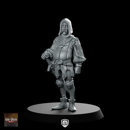 Tired Guard Fantasy Miniature Sleepy Tavern Gatekeeper NPC