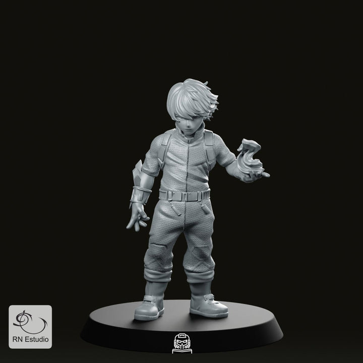 Todoroki Miniature Chaotic Hero Fire Mage RPG