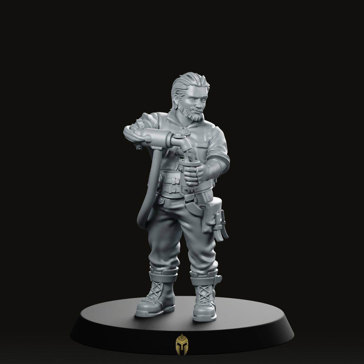 Tolliver Bar Keeper Miniature -PrintMinis - We Print Miniatures