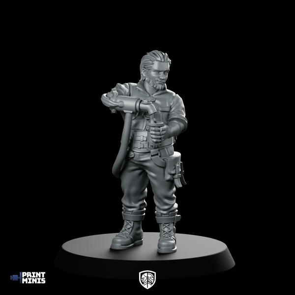 Tolliver Bar Keeper Miniature Sci-Fi Cantina NPC