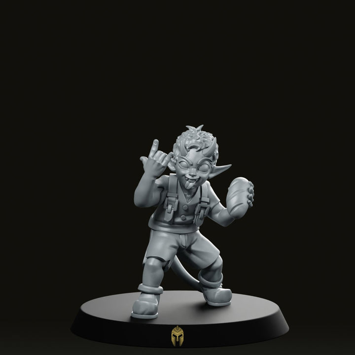 Tonata Tiefling Brat Miniature Mischievous Rebel NPC
