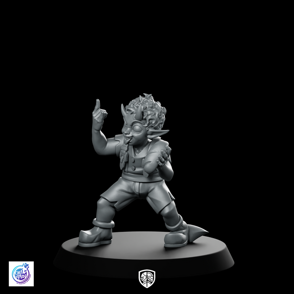 Tonata Tiefling Brat Miniature Mischievous Rebel NPC
