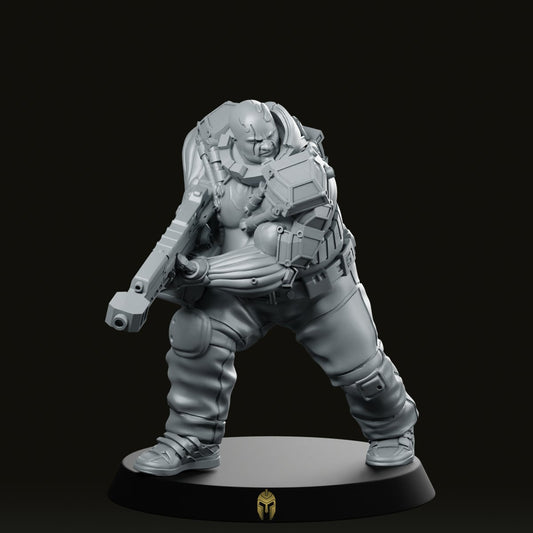 Touchdown v2 Miniature Cyberpunk - Unit9 - We Print Miniatures