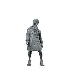Town Zombie 3 Infected Zombie Trenchcoat Civilian Miniature 360 Spin 01