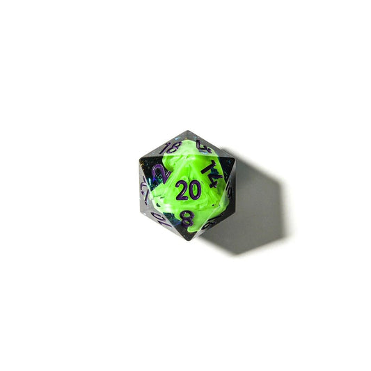 Toxic Elixer | Sharp Edge Dice | 7 Piece Set - Tabletop Dominion - We Print Miniatures