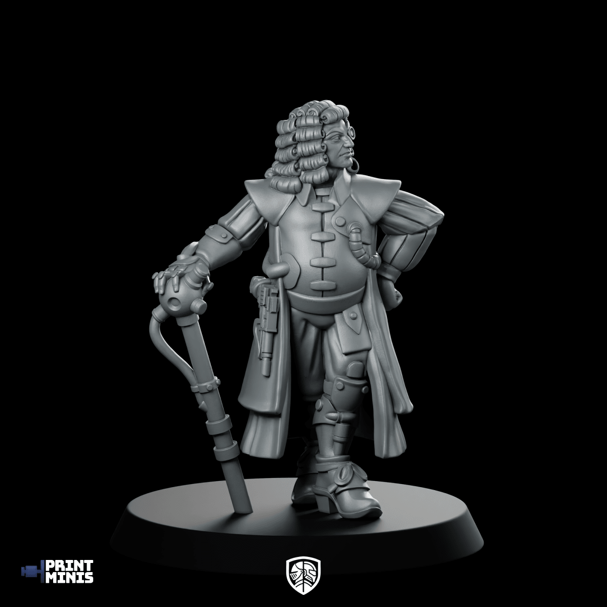 Trade Delegate Miniature Cyberpunk Sci - Fi NPC Diplomat - PrintMinis - We Print Miniatures