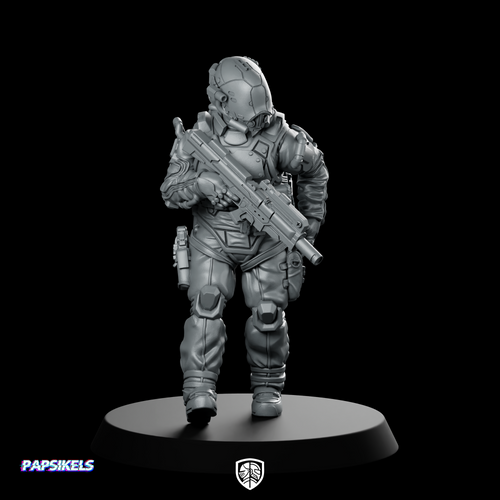 Trauma Troupe Assault Team Unit 2 Miniature Cyberpunk