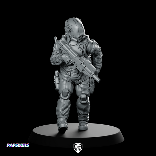 Trauma Troupe Assault Team Unit 2 Miniature Cyberpunk