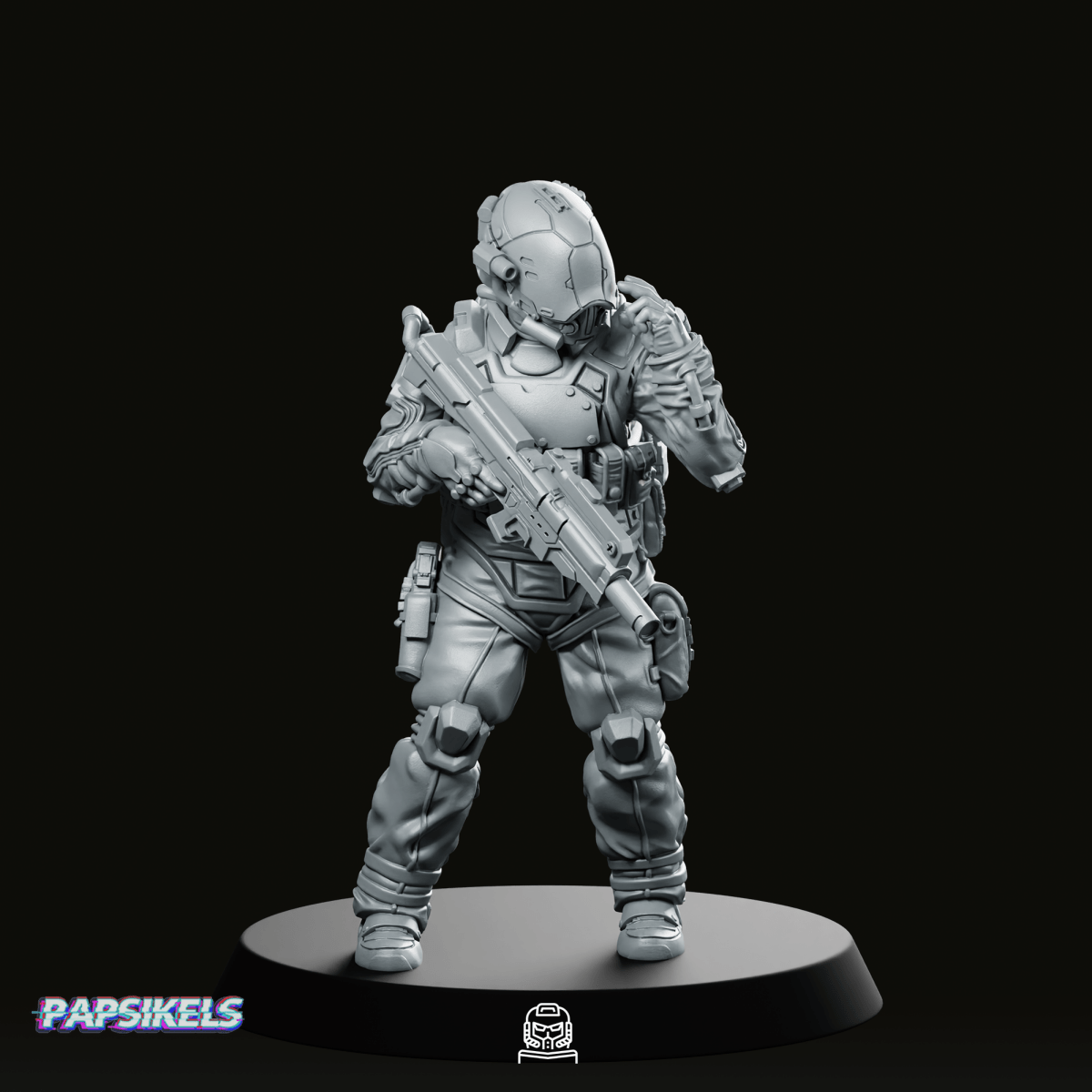 Trauma Troupe Assault Team Unit 5 Miniature - Papsikels Miniatures - We Print Miniatures