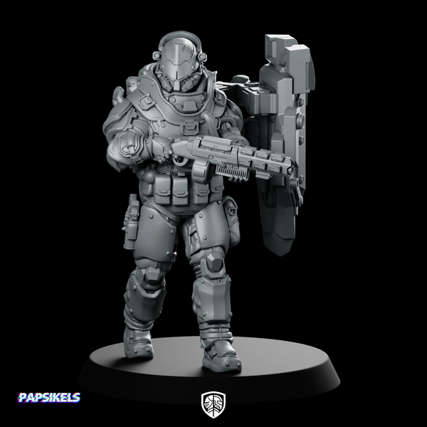 Trauma Troupe Assault Team Unit 9 Miniature Sci-Fi