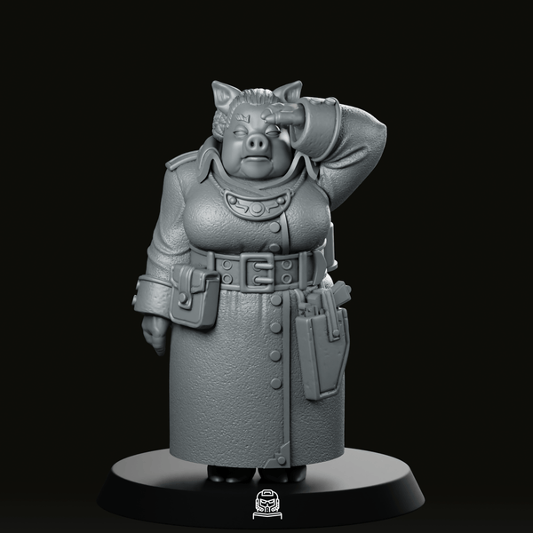 Trench Aide Miniature - Onmioji - We Print Miniatures