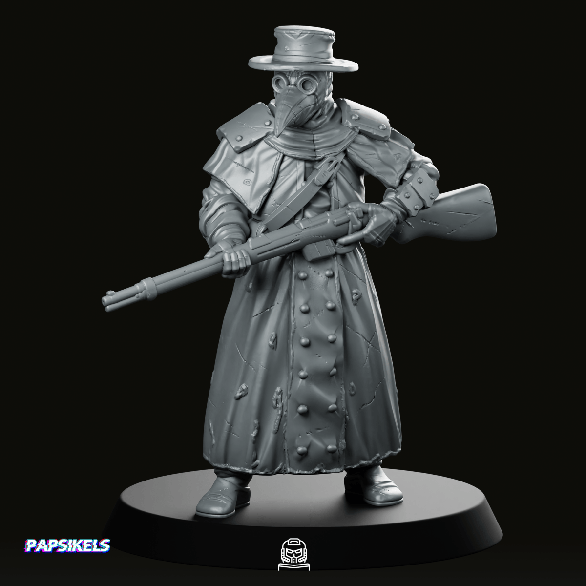 Trench Crusade Plague Pilgrim 1 Miniature - Papsikels Miniatures - We Print Miniatures