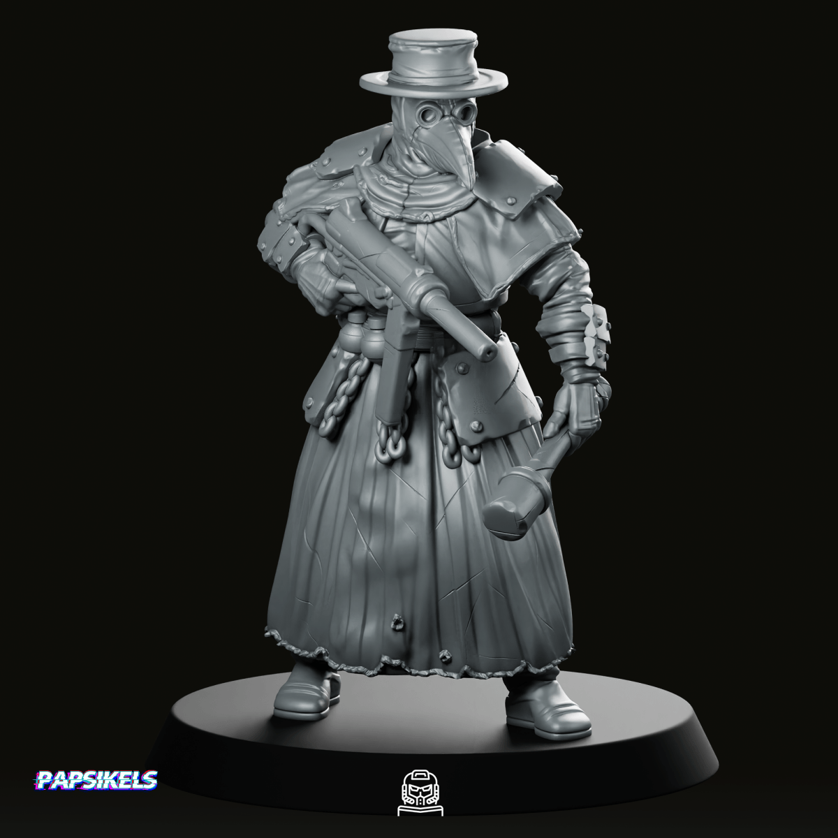 Trench Crusade Plague Pilgrim 4 Miniature - Papsikels Miniatures - We Print Miniatures
