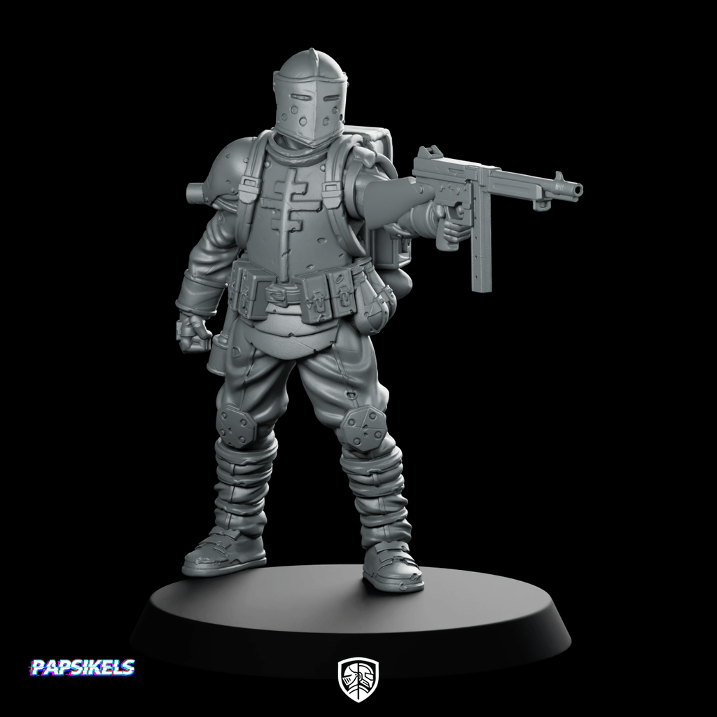 Trench Crusade Quiapo Combat District Engineer 1 Miniature - Papsikels Miniatures - We Print Miniatures