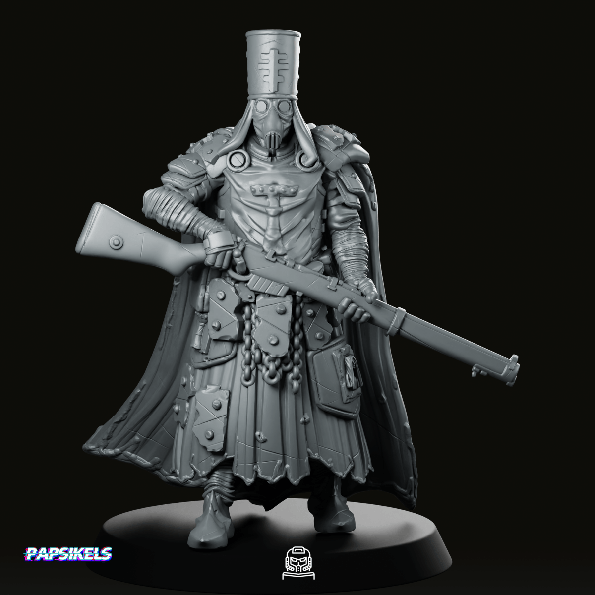 Trench Crusade Quiapo Trench Pilgrim 3 Miniature - Papsikels Miniatures - We Print Miniatures