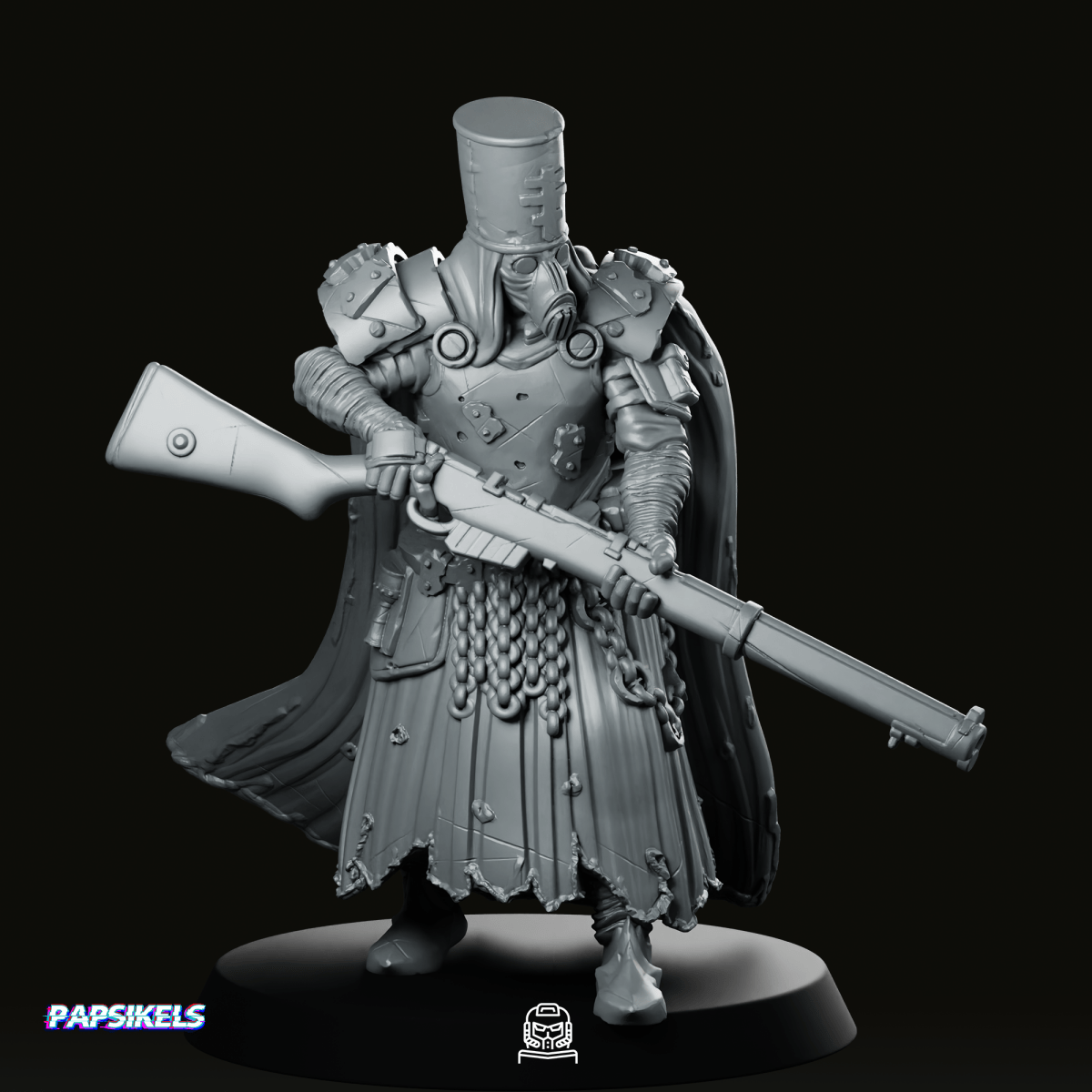 Trench Crusade Quiapo Trench Pilgrim 5 Miniature - Papsikels Miniatures - We Print Miniatures