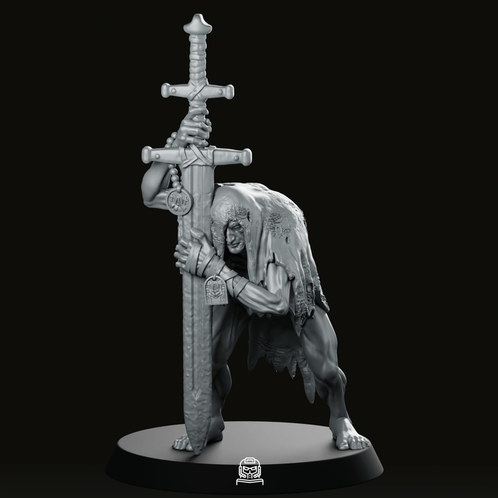 Trench Exhausted 5 Miniature Weary Sword-Bearer Hero