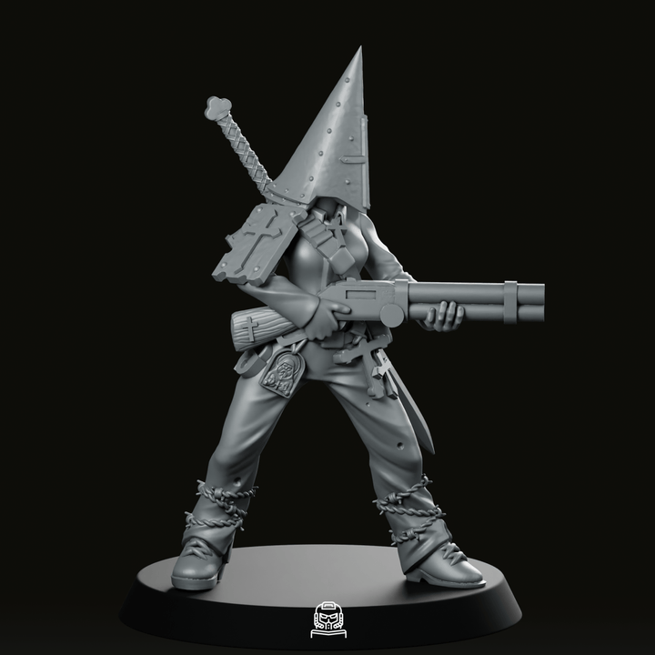 Trench Fanatic Shotgun Miniature Cultist Masked Trenchfighter