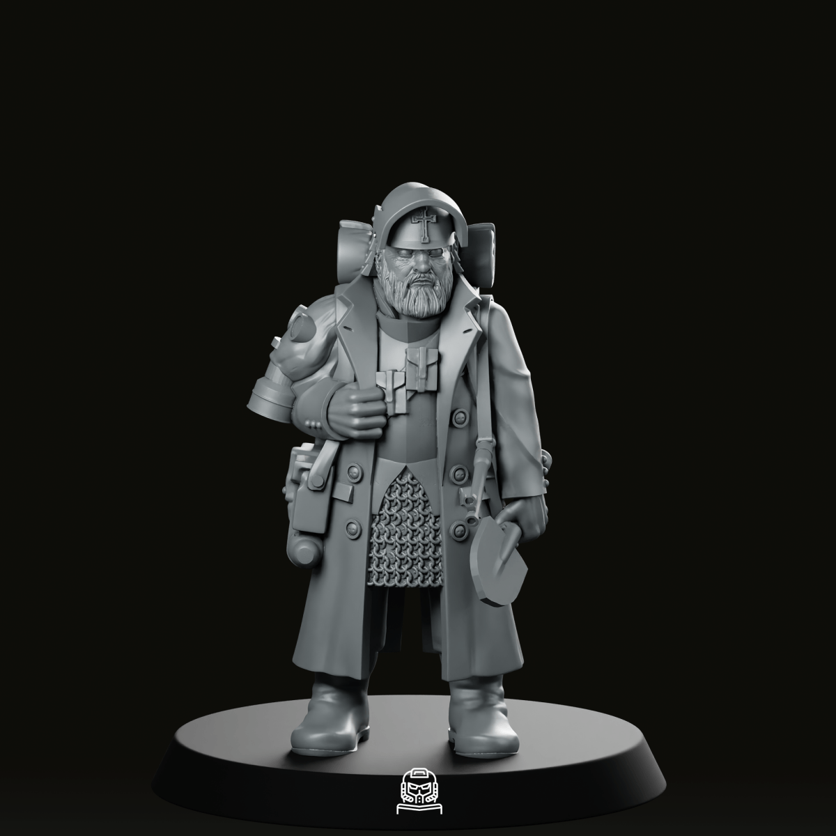 Trench Ing Miniature - Onmioji - We Print Miniatures