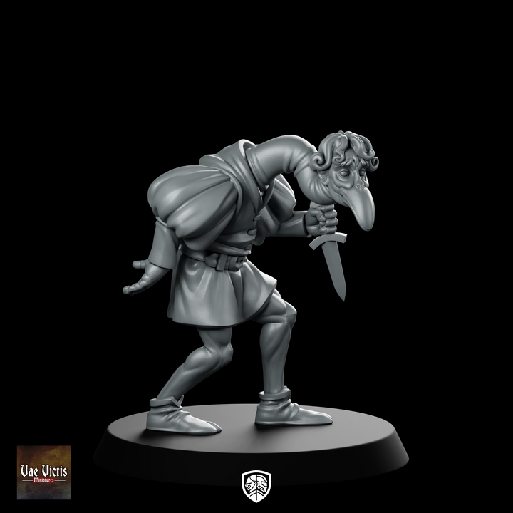 Schützengrabensoldat Birdman Fantasy-Miniatur