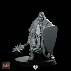Trench Soldier Brute Mercenary Miniature Armoured Shielded Mace