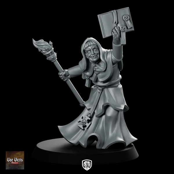 Trench Soldier Crazy Priest Miniature Zealot Torch Icon