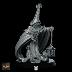 Trench Soldier Dark Priest Fantasy Miniature Skull Lantern - Vae Victis - We Print Miniatures